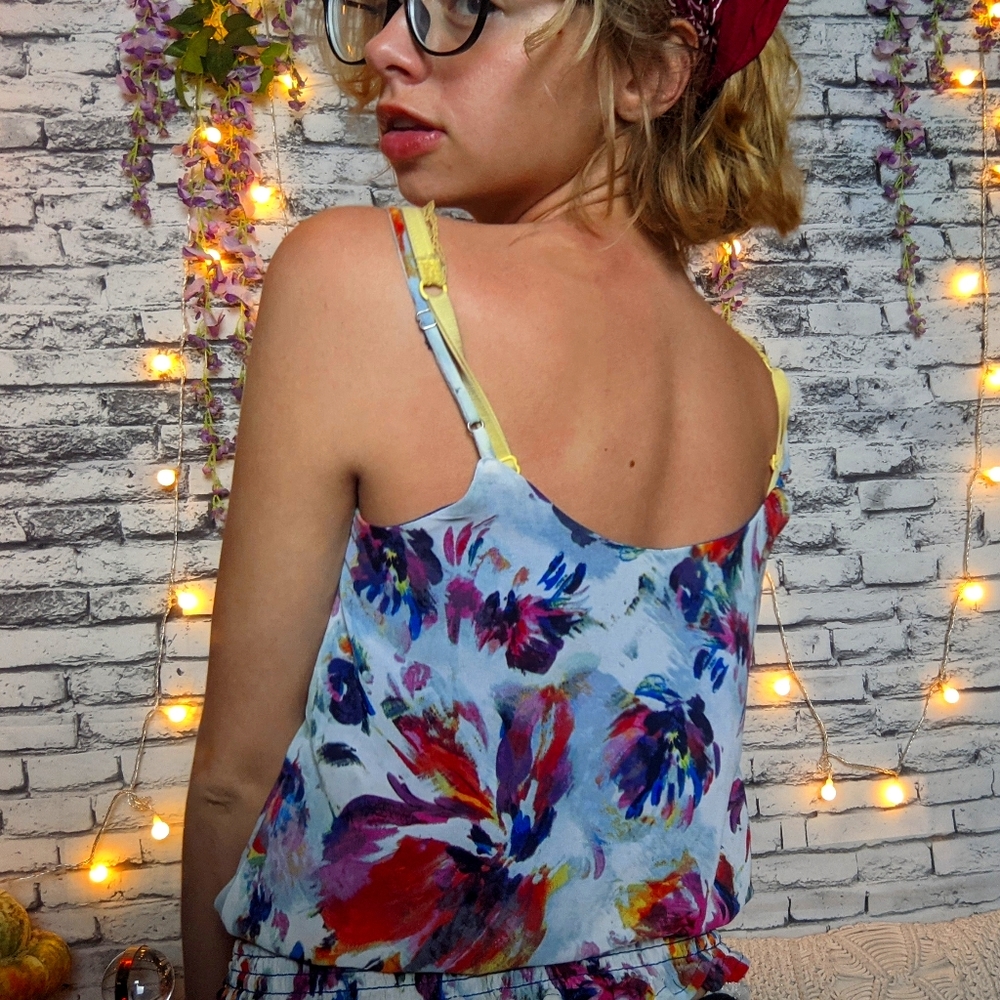 Tropical Floral Blouse